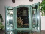 miroir - Peinture sur bois
